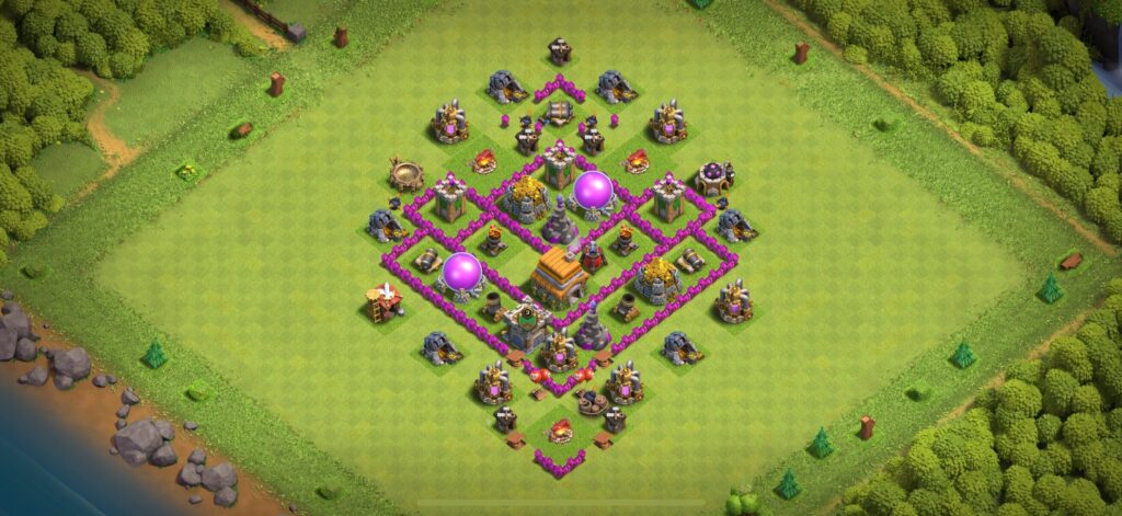 TH6 Defense Base - Top Town Hall 6 Defense Base with Link (#17) - Clash of Clans 2025​ TH6 Base