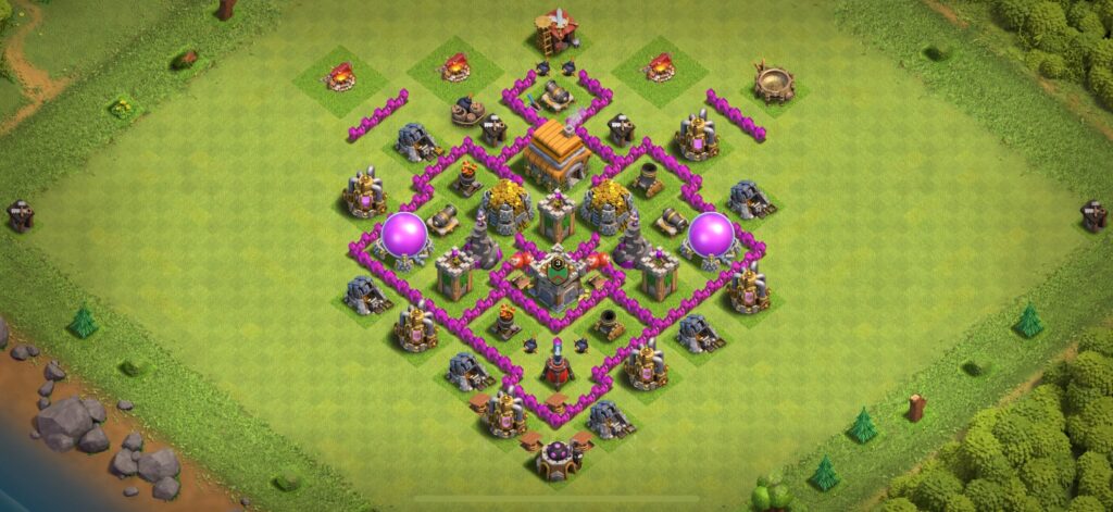 TH6 Defense Base - Top Town Hall 6 Defense Base with Link (#23) - Clash of Clans 2025​ TH6 Base