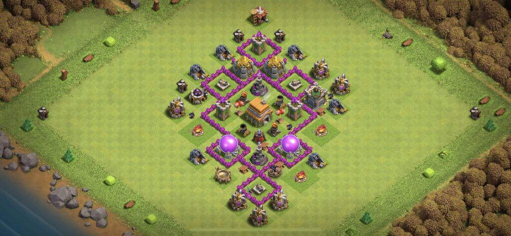 TH6 Defense Base - Top Town Hall 6 Defense Base with Link (#5) - Clash of Clans 2025​ TH6 Base