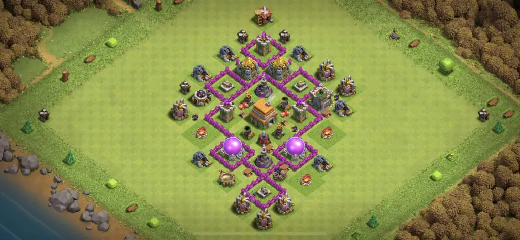TH6 Defense Base - Top Town Hall 6 Defense Base with Link (#5) - Clash of Clans 2025​ TH6 Base