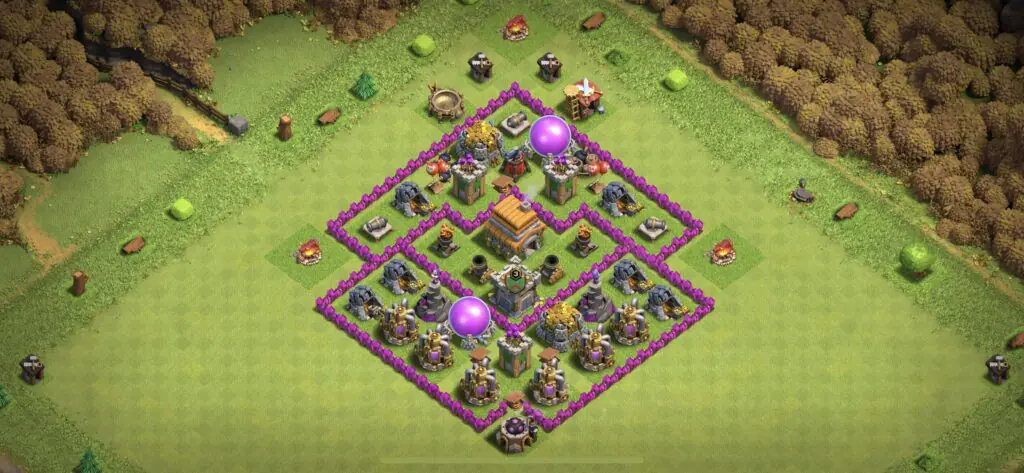 TH6 Defense Base - Top Town Hall 6 Defense Base with Link (#7) - Clash of Clans 2025​ TH6 Base