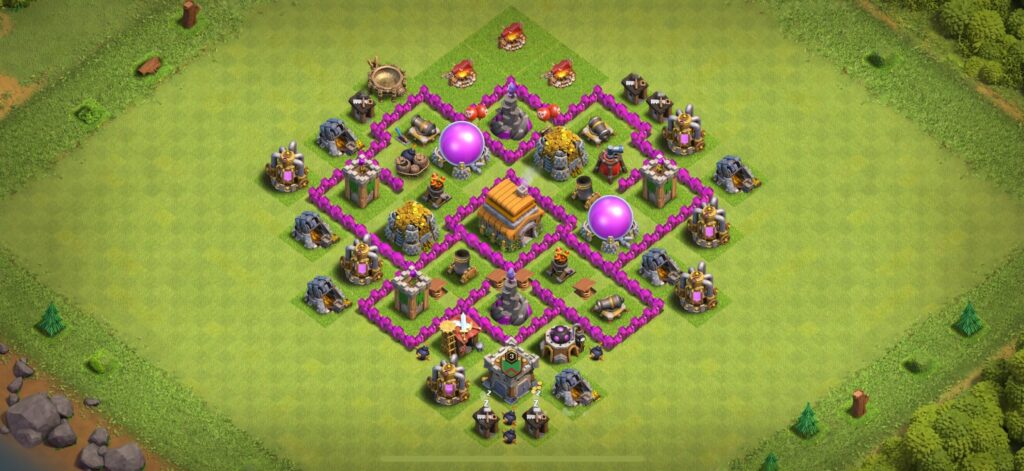 TH6 Farming Base - Top Town Hall 6 Farming Base with Link (#1) - Clash of Clans 2025​ TH6 Base