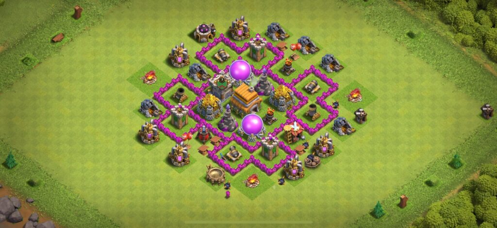 TH6 Farming Base - Top Town Hall 6 Farming Base with Link (#10) - Clash of Clans 2025​ TH6 Base