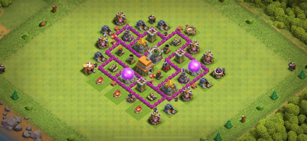 TH6 Farming Base - Top Town Hall 6 Farming Base with Link (#11) - Clash of Clans 2025​ TH6 Base