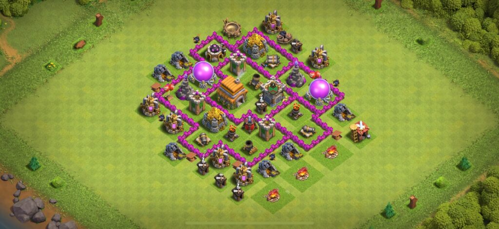 TH6 Farming Base - Top Town Hall 6 Farming Base with Link (#13) - Clash of Clans 2025​ TH6 Base