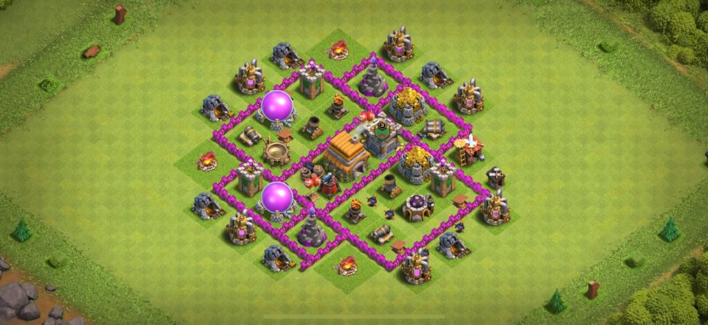 TH6 Farming Base - Top Town Hall 6 Farming Base with Link (#15) - Clash of Clans 2025​ TH6 Base