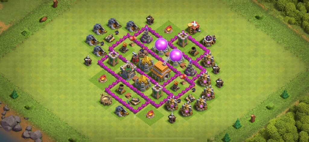 TH6 Farming Base - Top Town Hall 6 Farming Base with Link (#16) - Clash of Clans 2025​ TH6 Base
