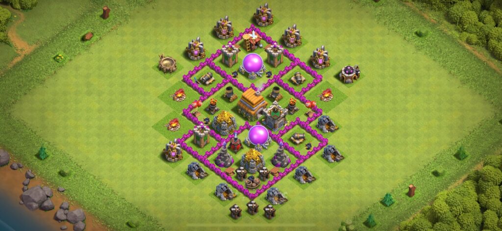 TH6 Farming Base - Top Town Hall 6 Farming Base with Link (#17) - Clash of Clans 2025​ TH6 Base