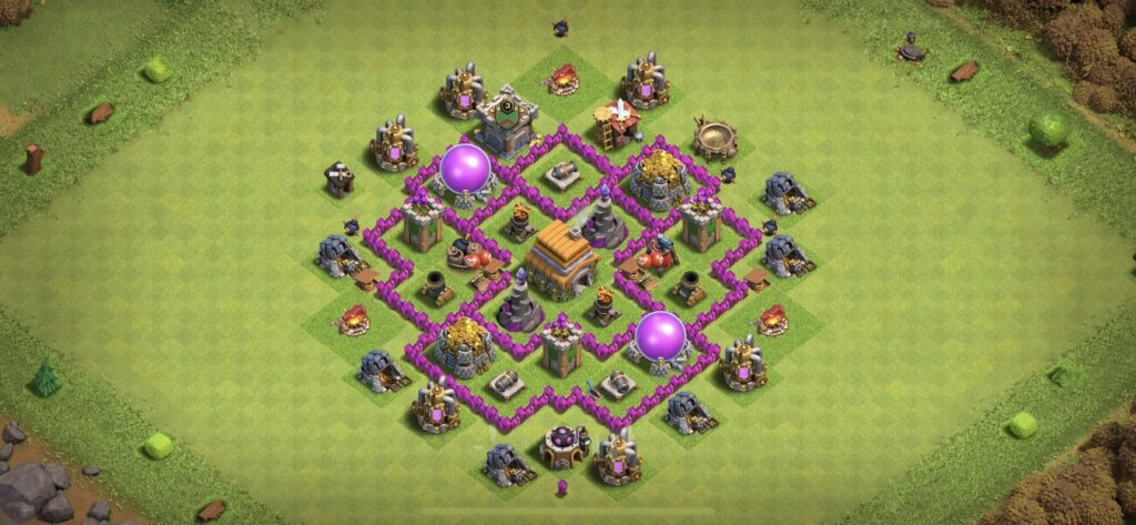 TH6 Farming Base - Top Town Hall 6 Farming Base with Link (#2) - Clash of Clans 2025​ TH6 Base