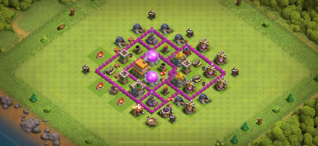 TH6 Farming Base - Top Town Hall 6 Farming Base with Link (#20) - Clash of Clans 2025​ TH6 Base