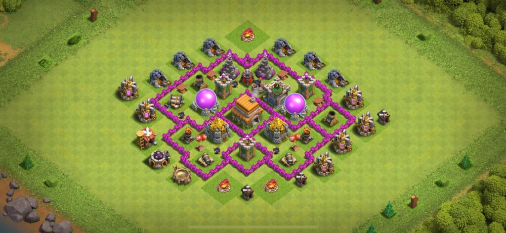 TH6 Farming Base - Top Town Hall 6 Farming Base with Link (#22) - Clash of Clans 2025​ TH6 Base