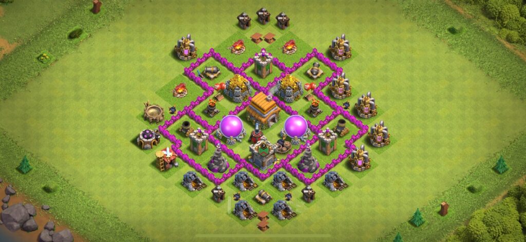 TH6 Farming Base - Top Town Hall 6 Farming Base with Link (#23) - Clash of Clans 2025​ TH6 Base