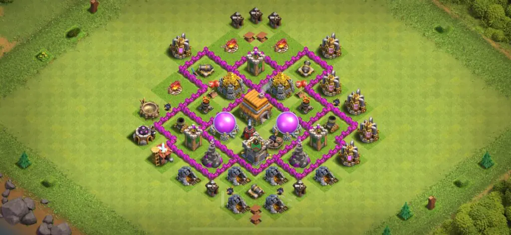 TH6 Farming Base - Top Town Hall 6 Farming Base with Link (#23) - Clash of Clans 2025​ TH6 Base