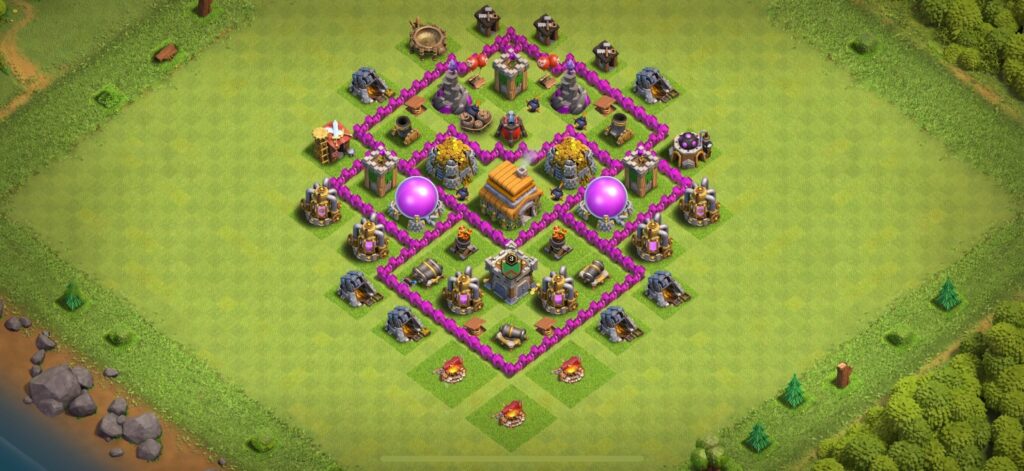 TH6 Farming Base - Top Town Hall 6 Farming Base with Link (#24) - Clash of Clans 2025​ TH6 Base