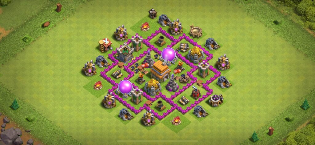 TH6 Farming Base - Top Town Hall 6 Farming Base with Link (#3) - Clash of Clans 2025​ TH6 Base