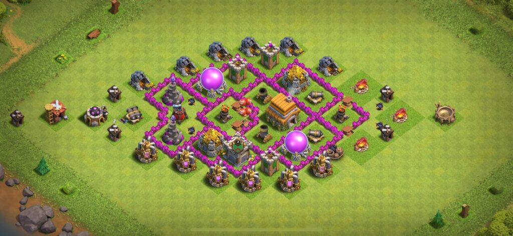 TH6 Farming Base - Top Town Hall 6 Farming Base with Link (#5) - Clash of Clans 2025​ TH6 Base