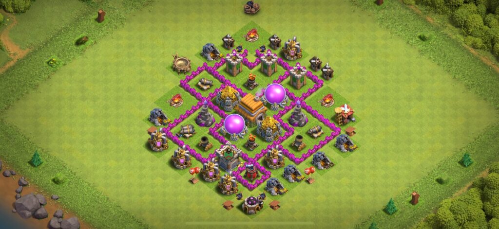 TH6 Farming Base - Top Town Hall 6 Farming Base with Link (#7) - Clash of Clans 2025​ TH6 Base