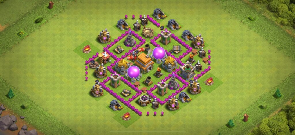 TH6 Farming Base - Top Town Hall 6 Farming Base with Link (#8) - Clash of Clans 2025​ TH6 Base