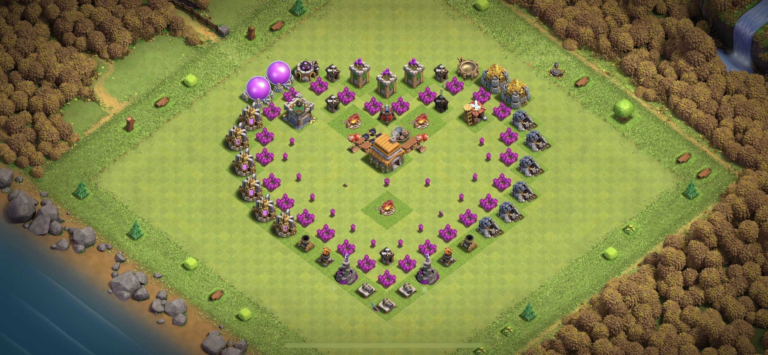 TH6 Troll Base - Top Town Hall 6 Troll/Funny Base with Link (#1) - Clash of Clans 2025​ TH6 Base