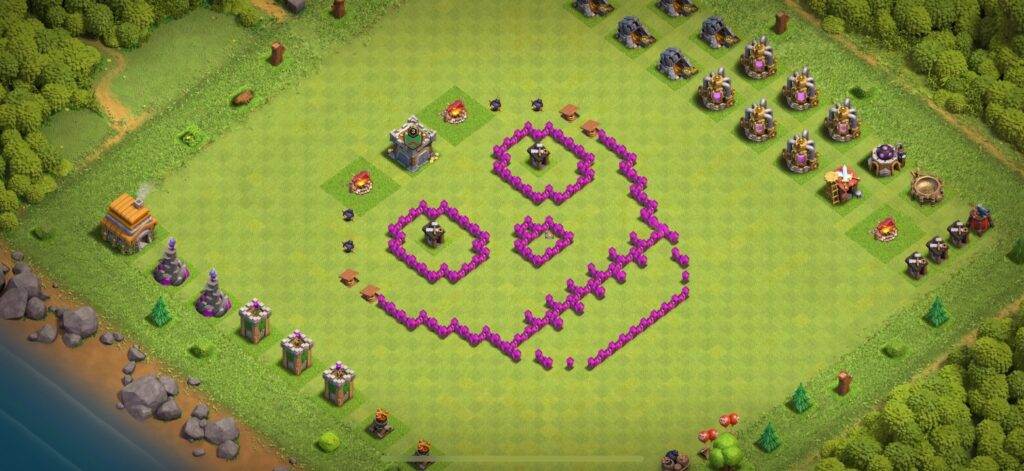 TH6 Troll Base - Top Town Hall 6 Troll/Funny Base with Link (#11) - Clash of Clans 2025​ TH6 Base