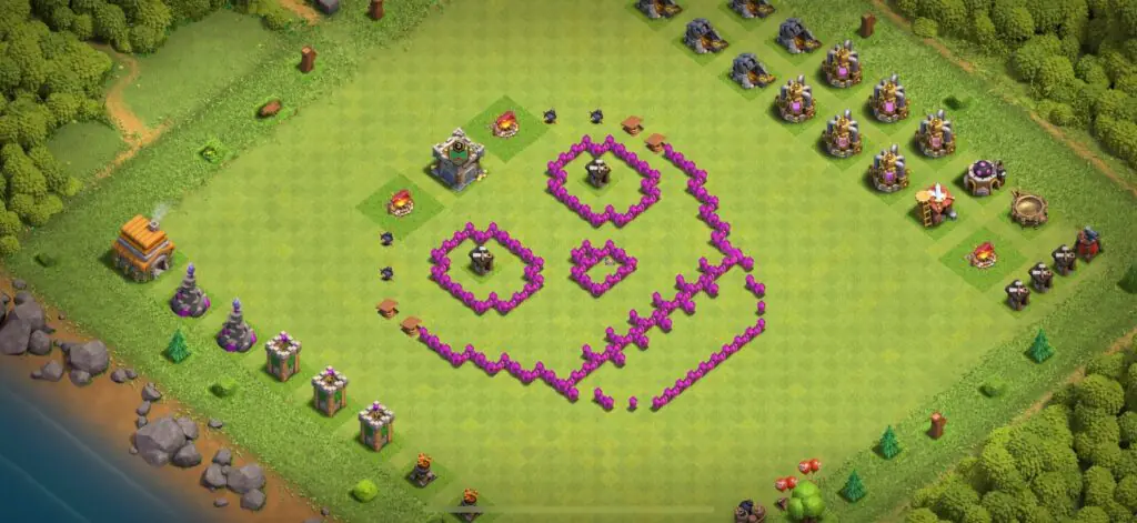 TH6 Troll Base - Top Town Hall 6 Troll/Funny Base with Link (#11) - Clash of Clans 2025​ TH6 Base