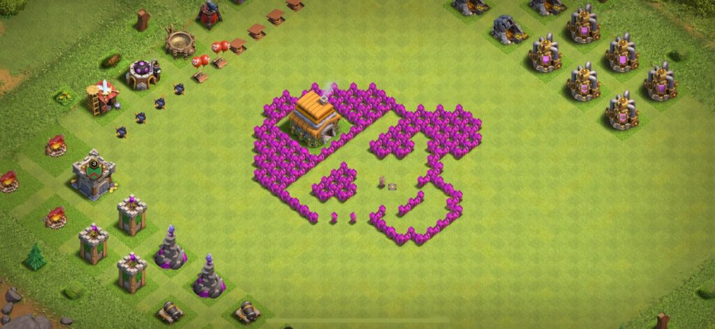 TH6 Troll Base - Top Town Hall 6 Troll/Funny Base with Link (#13) - Clash of Clans 2025​ TH6 Base