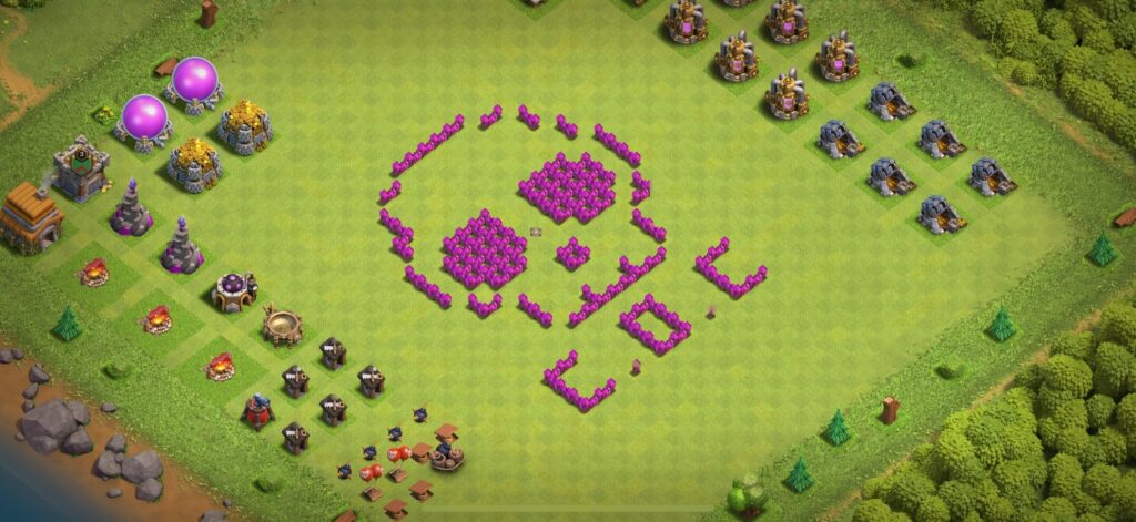 TH6 Troll Base - Top Town Hall 6 Troll/Funny Base with Link (#16) - Clash of Clans 2025​ TH6 Base