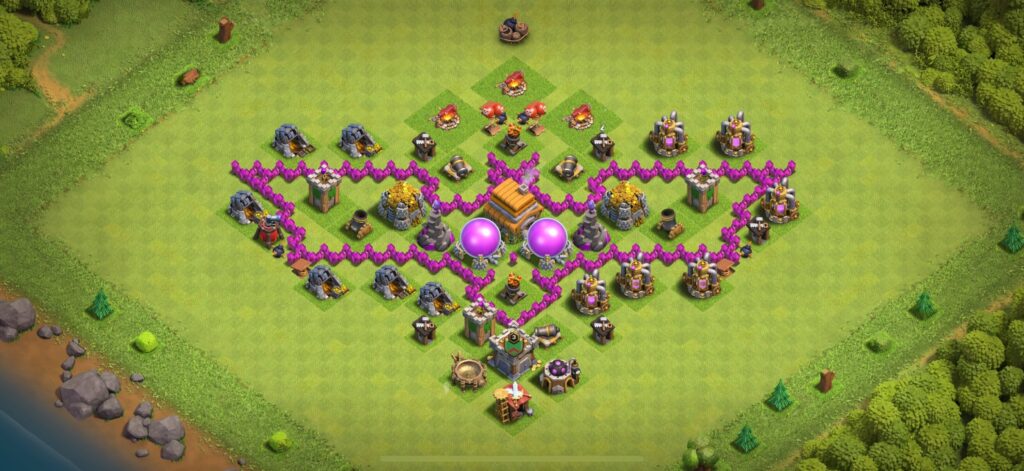 TH6 Troll Base - Top Town Hall 6 Troll/Funny Base with Link (#5) - Clash of Clans 2025​ TH6 Base