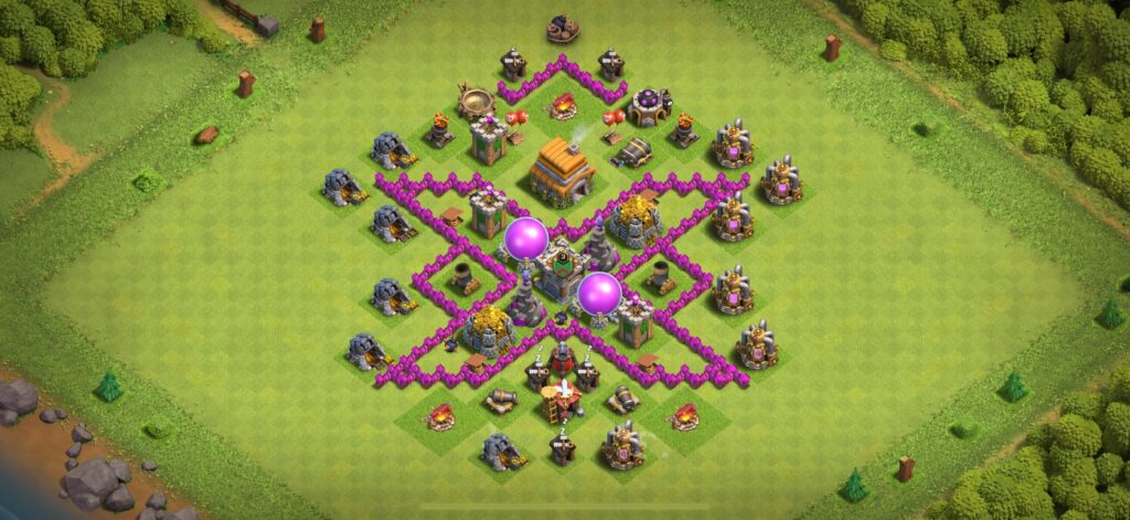 TH6 Troll Base - Top Town Hall 6 Troll/Funny Base with Link (#7) - Clash of Clans 2025​ TH6 Base