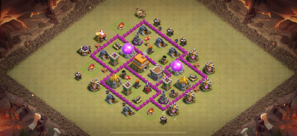 TH6 War Base - Top Town Hall 6 War Base with Link (#15) - Clash of Clans 2025​ TH6 Base