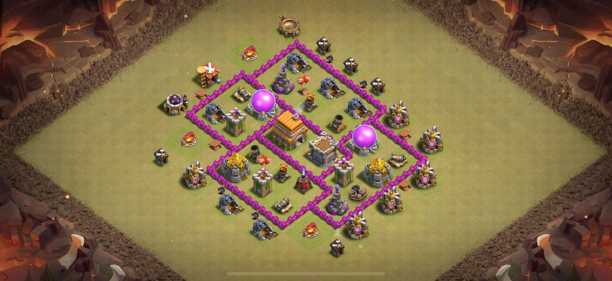 TH6 War Base - Top Town Hall 6 War Base with Link (#15) - Clash of Clans 2025​ TH6 Base