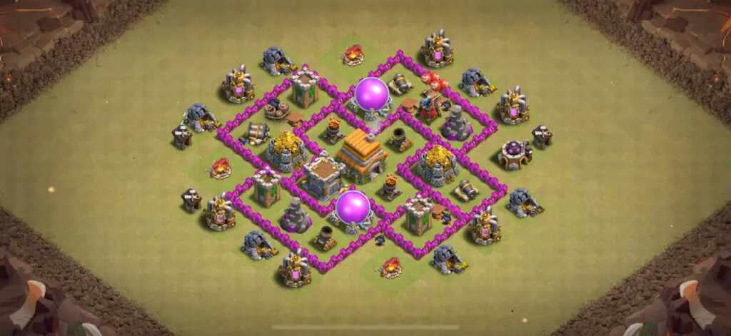 TH6 War Base - Top Town Hall 6 War Base with Link (#2) - Clash of Clans 2025​ TH6 Base