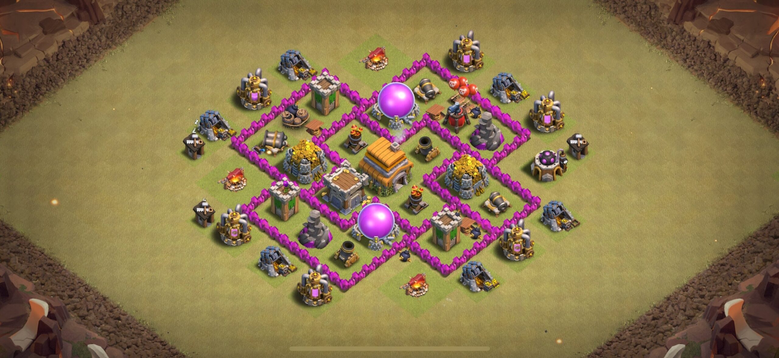 TH6 War Base - Top Town Hall 6 War Base with Link (#2) - Clash of Clans 2025​ TH6 Base