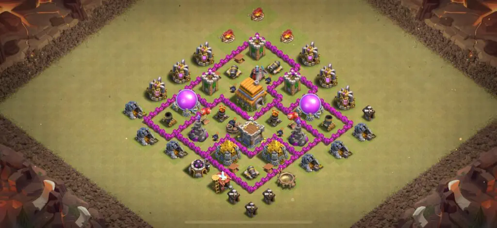 TH6 War Base - Top Town Hall 6 War Base with Link (#26) - Clash of Clans 2025​ TH6 Base