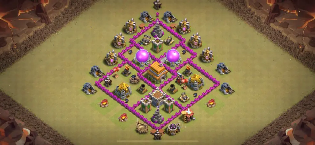 TH6 War Base - Top Town Hall 6 War Base with Link (#28) - Clash of Clans 2025​ TH6 Base