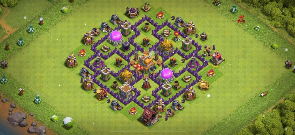 TH7 Defense Base - Top Town Hall 7 Defense Base with Link (#1) - Clash of Clans 2025​ TH7 Base