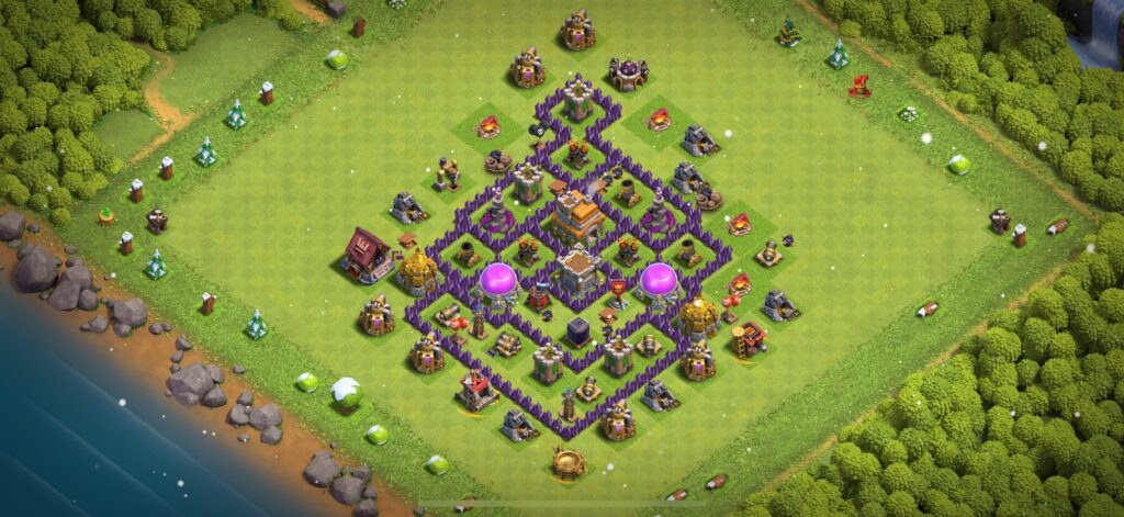 TH7 Defense Base - Top Town Hall 7 Defense Base with Link (#11) - Clash of Clans 2025​ TH7 Base