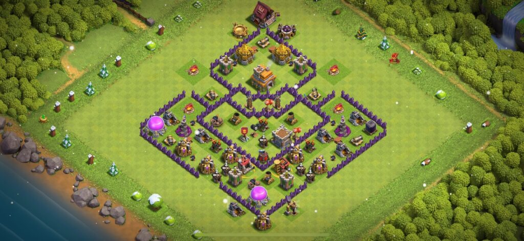 TH7 Defense Base - Top Town Hall 7 Defense Base with Link (#16) - Clash of Clans 2025​ TH7 Base