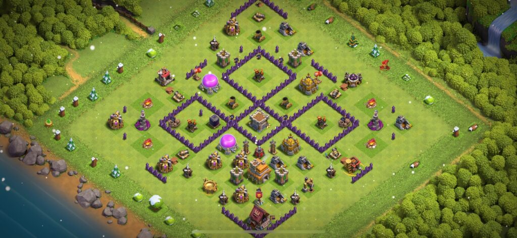 TH7 Defense Base - Top Town Hall 7 Defense Base with Link (#18) - Clash of Clans 2025​ TH7 Base