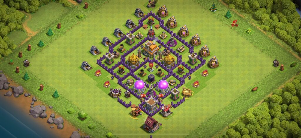 TH7 Defense Base - Top Town Hall 7 Defense Base with Link (#23) - Clash of Clans 2025​ TH7 Base