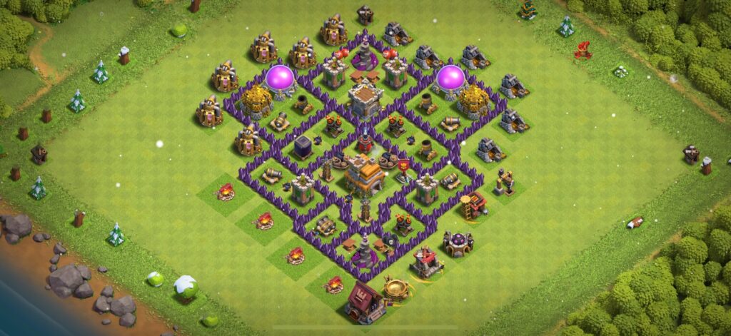 TH7 Defense Base - Top Town Hall 7 Defense Base with Link (#25) - Clash of Clans 2025​ TH7 Base