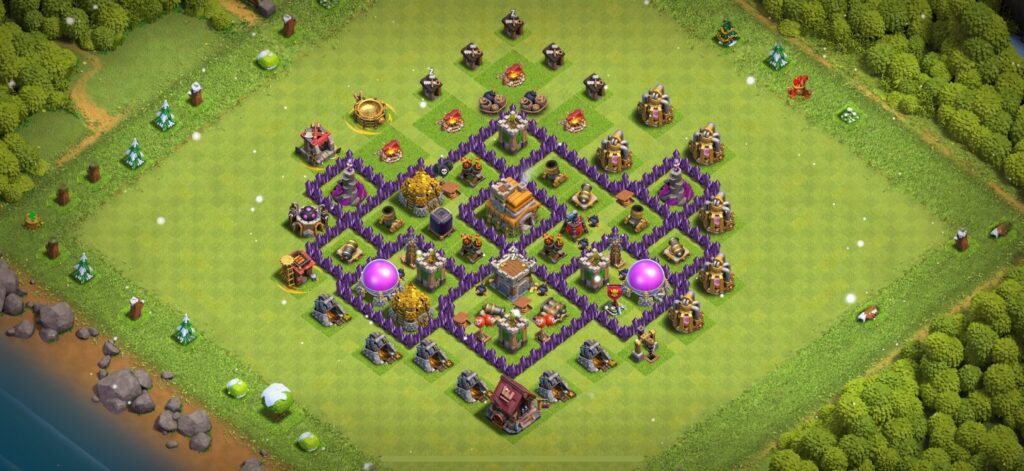 TH7 Defense Base - Top Town Hall 7 Defense Base with Link (#26) - Clash of Clans 2025​ TH7 Base