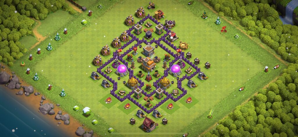 TH7 Defense Base - Top Town Hall 7 Defense Base with Link (#27) - Clash of Clans 2025​ TH7 Base