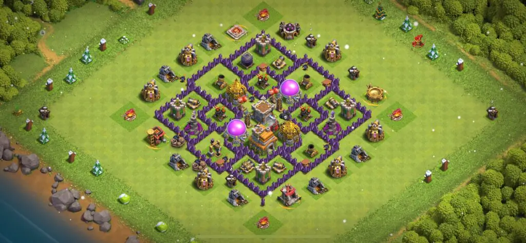 TH7 Farming Base - Top Town Hall 7 Farming Base with Link (#12) - Clash of Clans 2025​ TH7 Base
