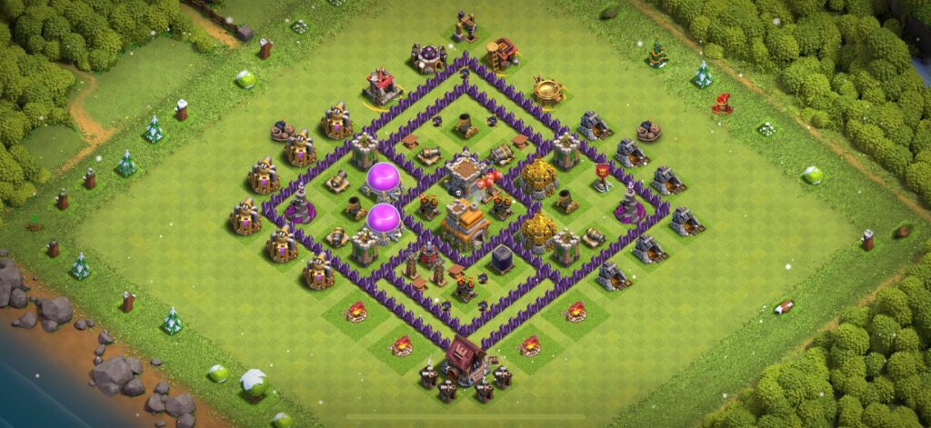 TH7 Farming Base - Top Town Hall 7 Farming Base with Link (#14) - Clash of Clans 2025​ TH7 Base