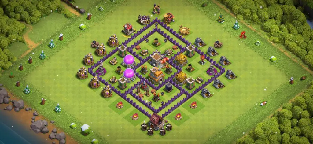 TH7 Farming Base - Top Town Hall 7 Farming Base with Link (#14) - Clash of Clans 2025​ TH7 Base