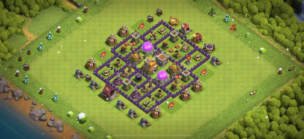 TH7 Farming Base - Top Town Hall 7 Farming Base with Link (#16) - Clash of Clans 2025​ TH7 Base