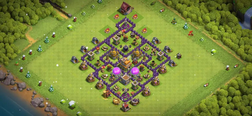TH7 Farming Base - Top Town Hall 7 Farming Base with Link (#17) - Clash of Clans 2025​ TH7 Base