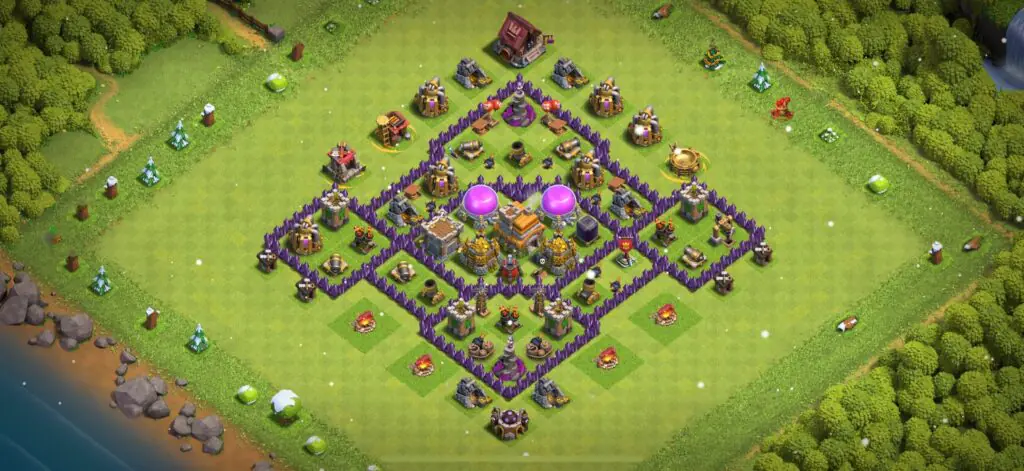 TH7 Farming Base - Top Town Hall 7 Farming Base with Link (#20) - Clash of Clans 2025​ TH7 Base