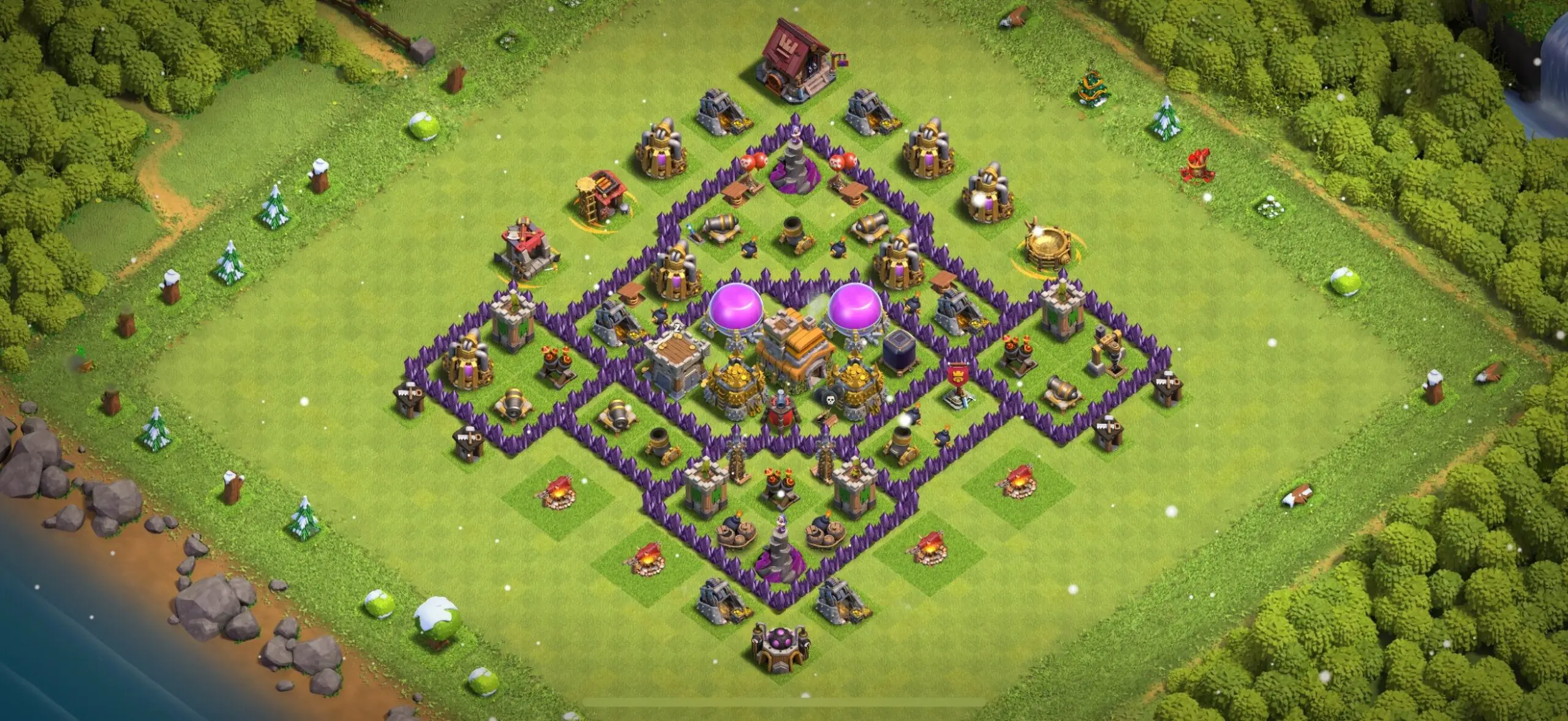 TH7 Farming Base - Top Town Hall 7 Farming Base with Link (#20) - Clash of Clans 2025​ TH7 Base